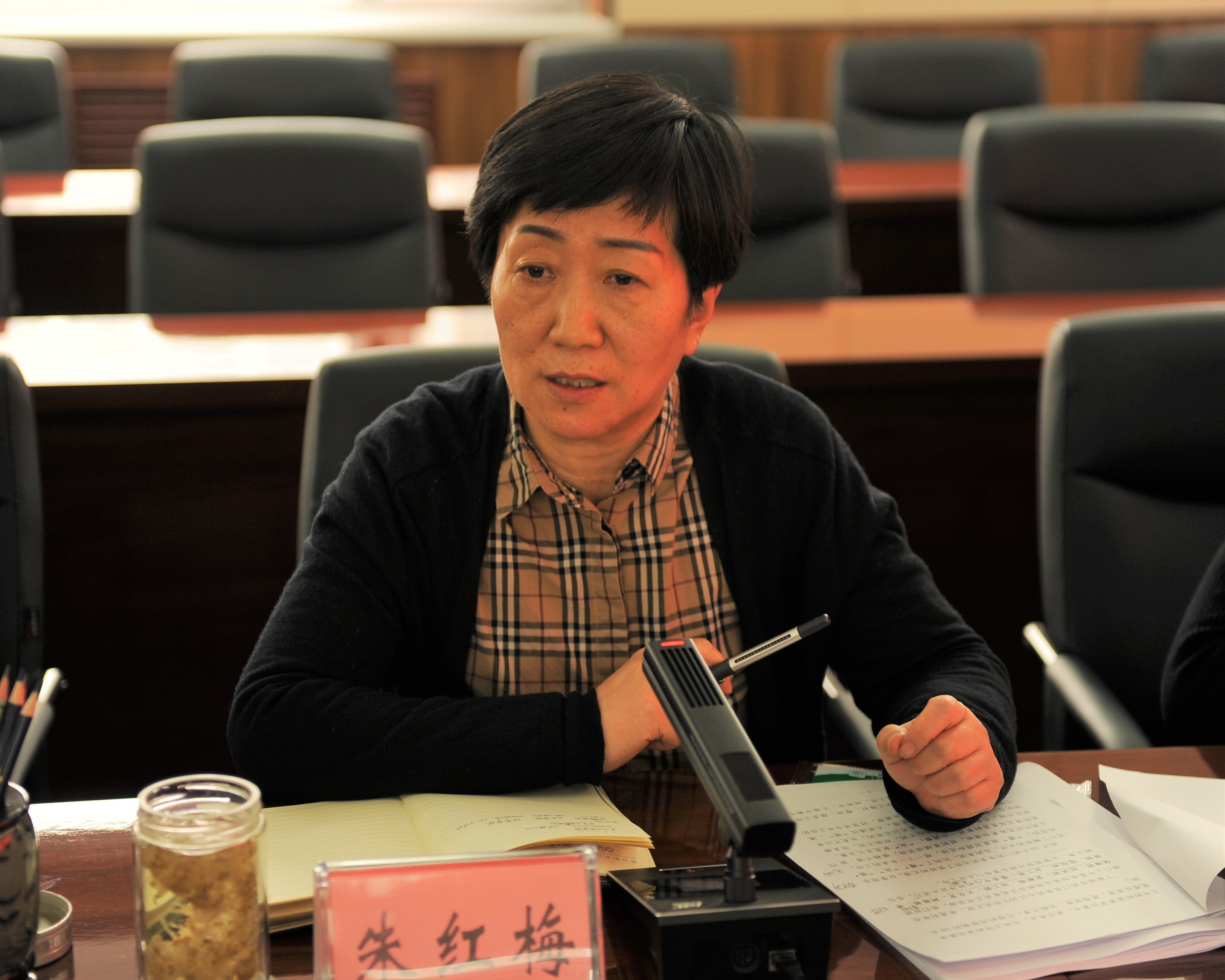 朱红梅在讲话中说,去年以来,在市委和省总的正确领导下,在张永忠同志